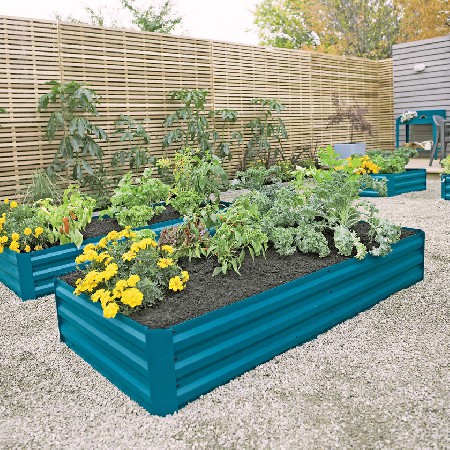 garden flower bed 定制戶(hù)外陽(yáng)臺(tái)種菜箱 鐵皮育苗箱鍍鋅板花盆